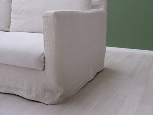 Sits Sara 3-istuttava pellavasohva beige