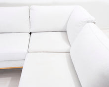 Lataa kuva Galleria-katseluun, 6-istuttava kulmasohva vaaleanharmaa
