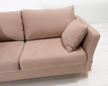 Lataa kuva Galleria-katseluun, Furninova Charlie 3-istuttava kangassohva beige
