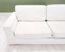 Lataa kuva Galleria-katseluun, Armetal Italia 3-istuttava vuodesohva valkoinen

