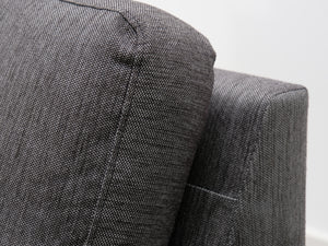 Asko 2,5-istuttava kangassohva harmaa