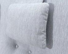 Lataa kuva Galleria-katseluun, Asko Richard 3-istuttava kangassohva harmaa
