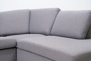 3-istuttava kulmasohva harmaa