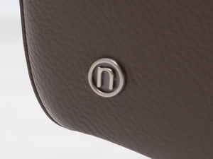 Natuzzi nahkanojatuoli ruskea
