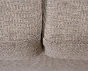 2-istuttava kangassohva beige