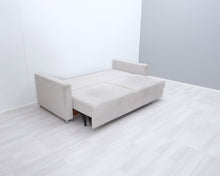 Lataa kuva Galleria-katseluun, Asko Torino 3-istuttava vuodesohva vaaleanharmaa
