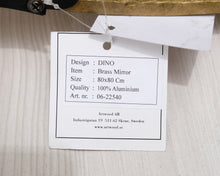 Lataa kuva Galleria-katseluun, Artwood Dino peili Ø80 cm kultainen
