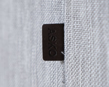 Lataa kuva Galleria-katseluun, Asko Florence 3-istuttava kangassohva vaaleanharmaa
