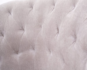 Chesterfield nojatuoli vaaleanharmaa