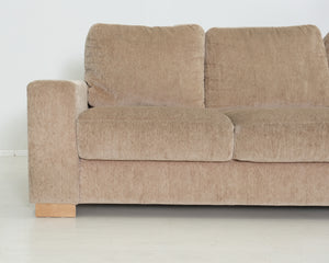 Pohjanmaan Tokyo 3-istuttava kangassohva beige