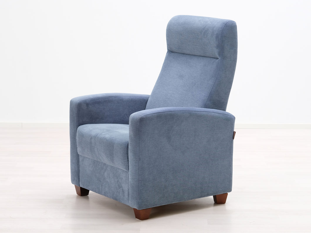 Arno nojatuoli vaaleansininen