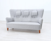 Lataa kuva Galleria-katseluun, Asko Richard 3-istuttava kangassohva harmaa
