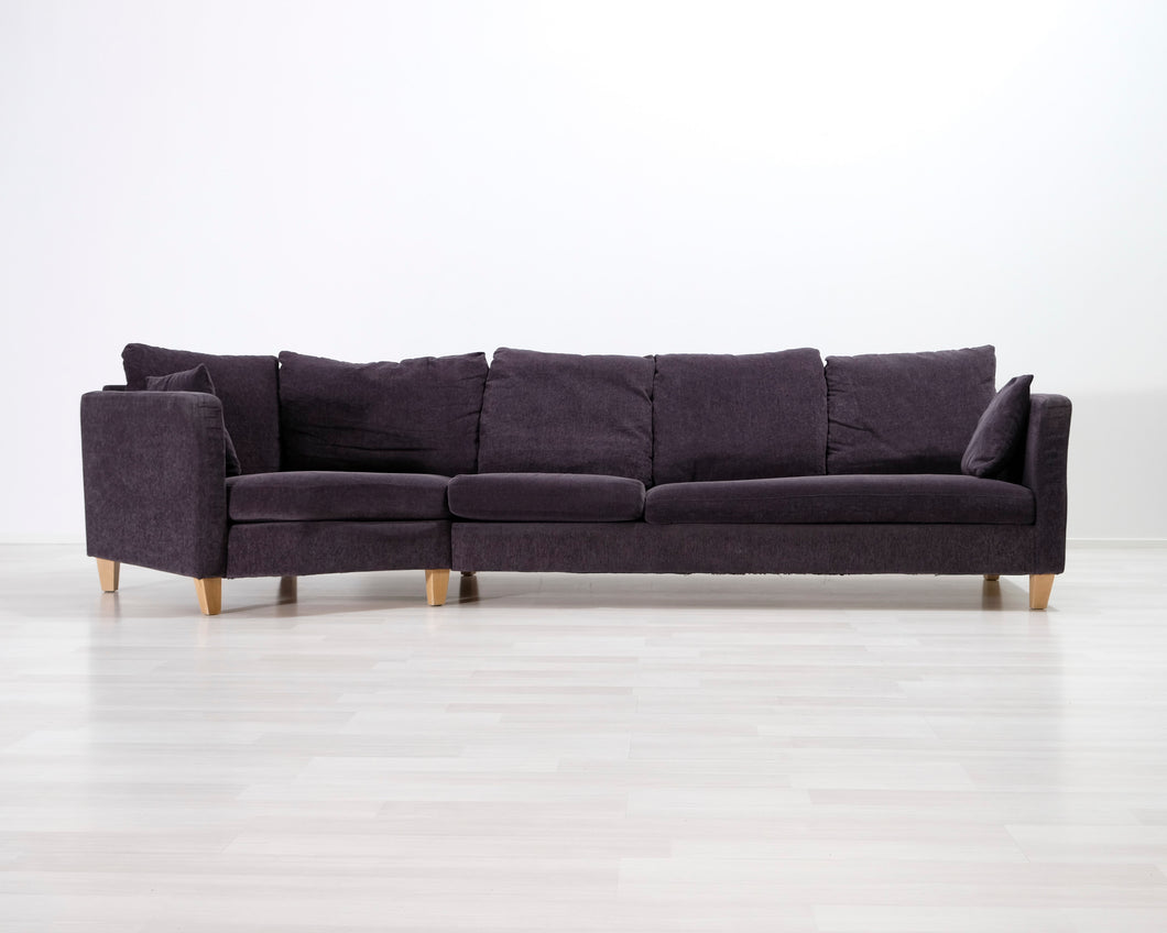 5-istuttaa kangassohva harmaa