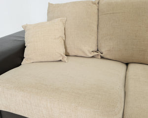 Bellus XXL 4-istuttava sohva nahka / kangas