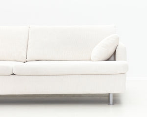HT Collection 3-istuttava sohva rahilla valkoinen