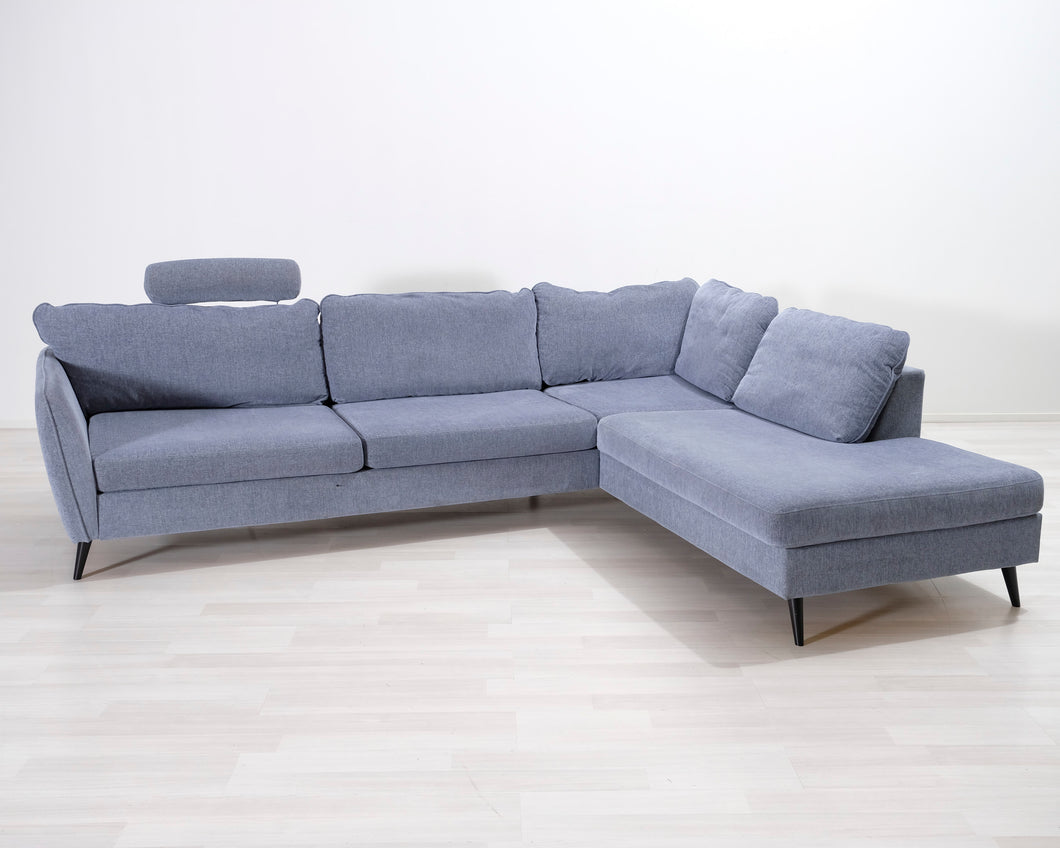 5-istuttava kulmasohva siniharmaa