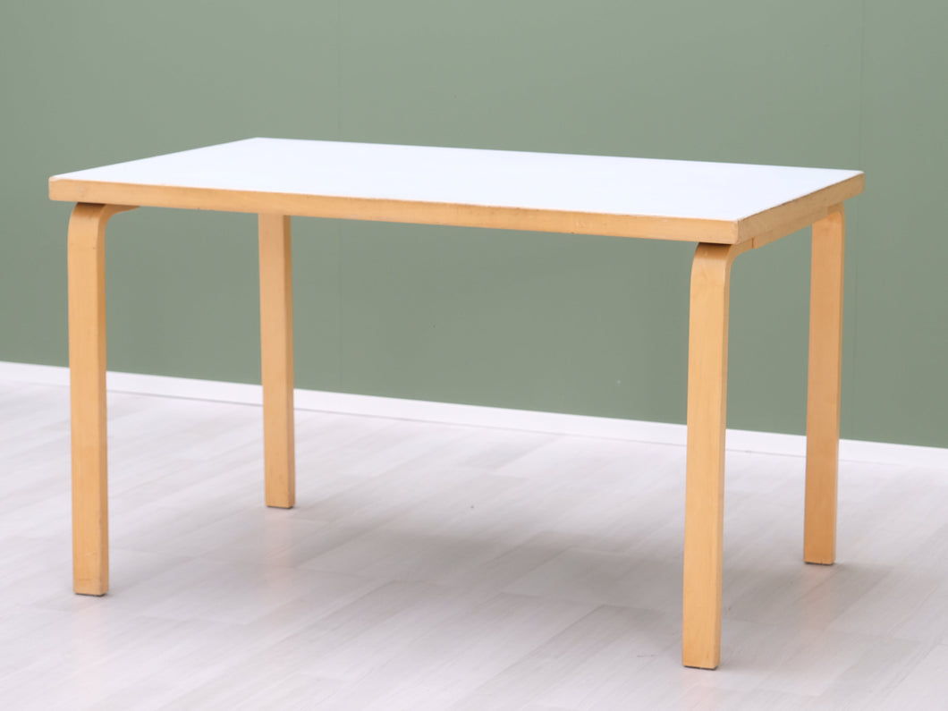 Artek 81B ruokapöytä koivu / valkoinen