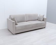 Lataa kuva Galleria-katseluun, Asko Torino 3-istuttava vuodesohva vaaleanharmaa
