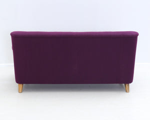 60-luvun vintage sohva violetti
