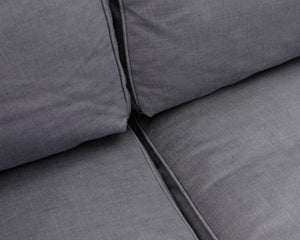 Ektorp 2-istuttava sohva harmaa