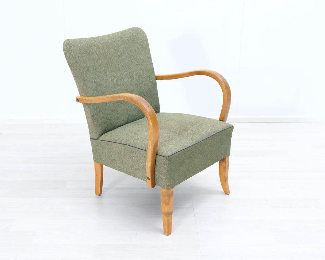 Vintage nojatuoli vihreä