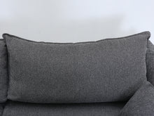 Lataa kuva Galleria-katseluun, Junet Zipper 3-istuttava sohva rahilla tummanharmaa
