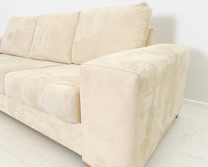 Bellus 3-istuttava alcantara sohva beige