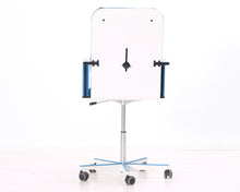 Lataa kuva Galleria-katseluun, Avarte Yrjö Kukkapuro toimistotuoli sinisillä käsinojilla
