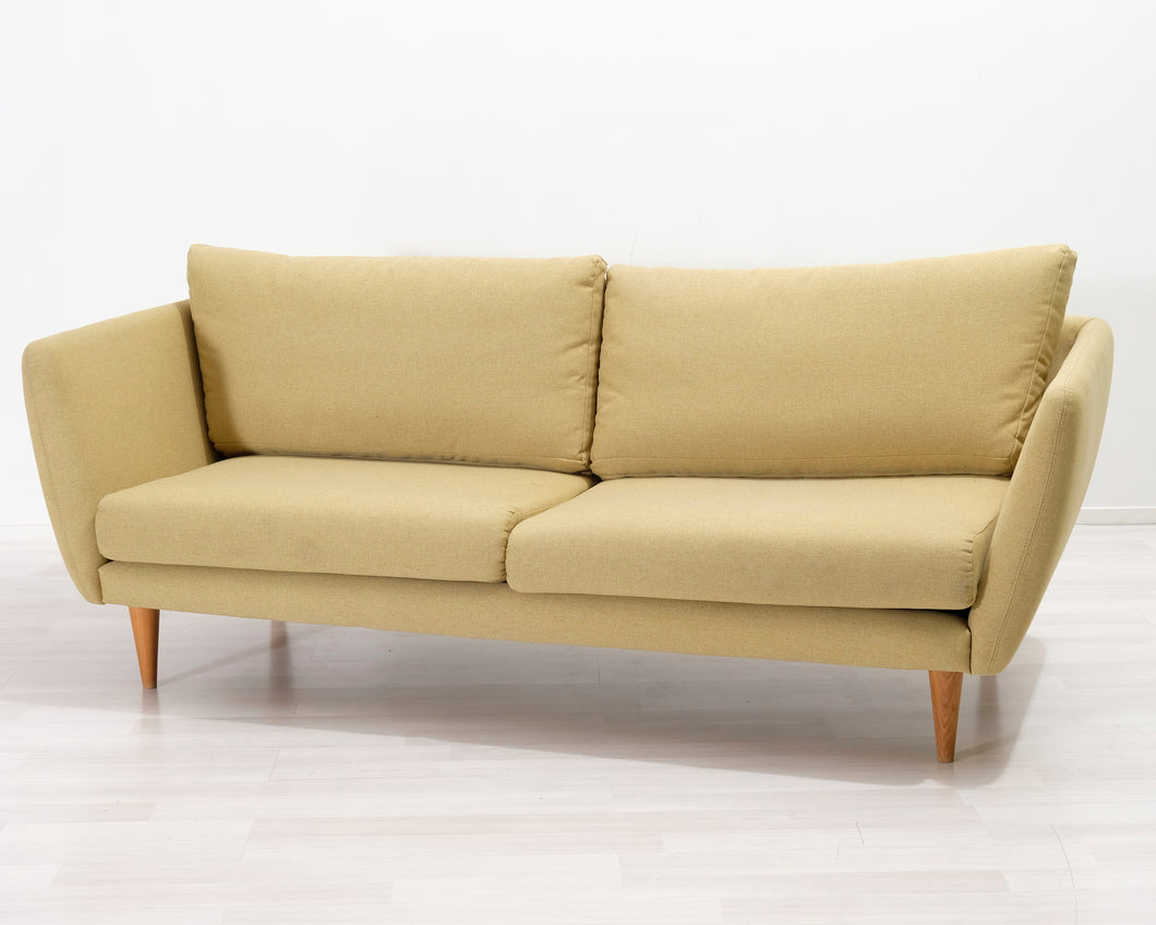 3-istuttava kangassohva vihreä