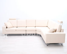 Lataa kuva Galleria-katseluun, Beliani Stockholm kulmasohva beige
