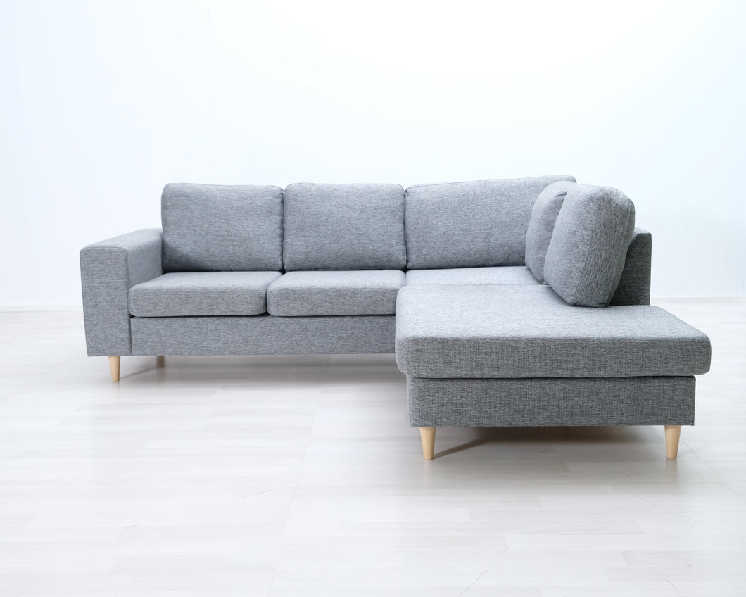 4-istuttava kulmasohva harmaa
