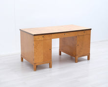Lataa kuva Galleria-katseluun, Asko puinen kirjoituspöytä 1940-50 -luku
