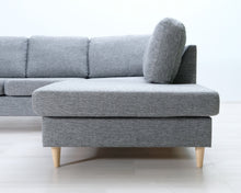 Lataa kuva Galleria-katseluun, 4-istuttava kulmasohva harmaa
