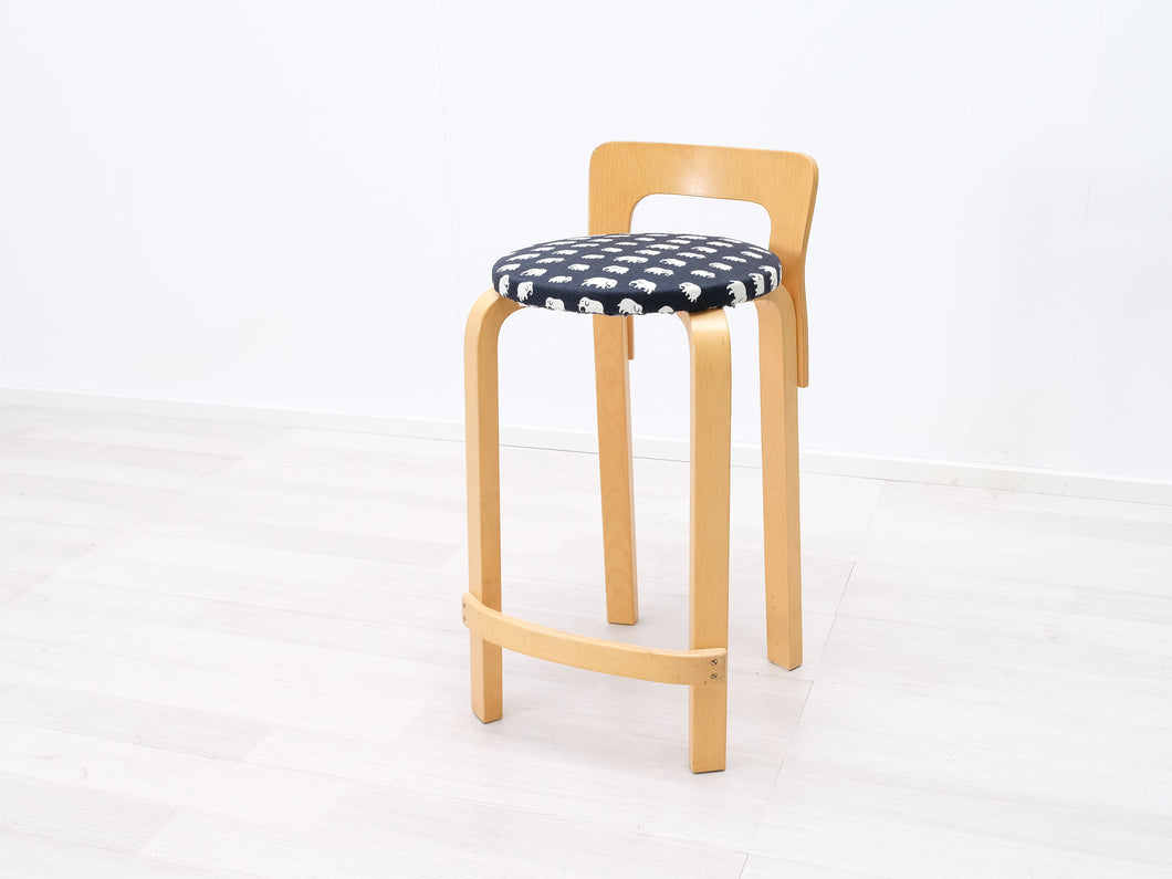 Artek K65 työtuoli kangasverhoiltu