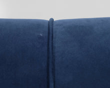 Lataa kuva Galleria-katseluun, 3-istuttava kangassohva tummansininen
