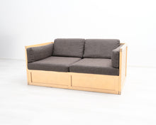 Lataa kuva Galleria-katseluun, Artek 557 Ben af Schulten 2-istuttava sohva ruskea
