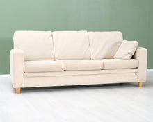 Lataa kuva Galleria-katseluun, 3-istuttava kangassohva beige
