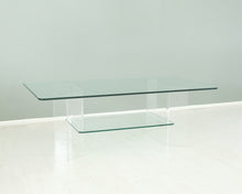 Lataa kuva Galleria-katseluun, Italialainen lasinen sohvapöytä
