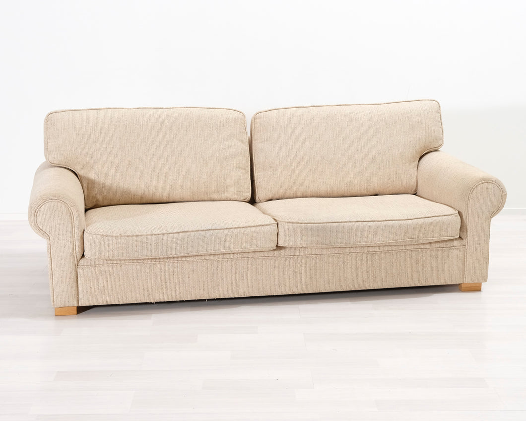 3-istuttava kangassohva beige