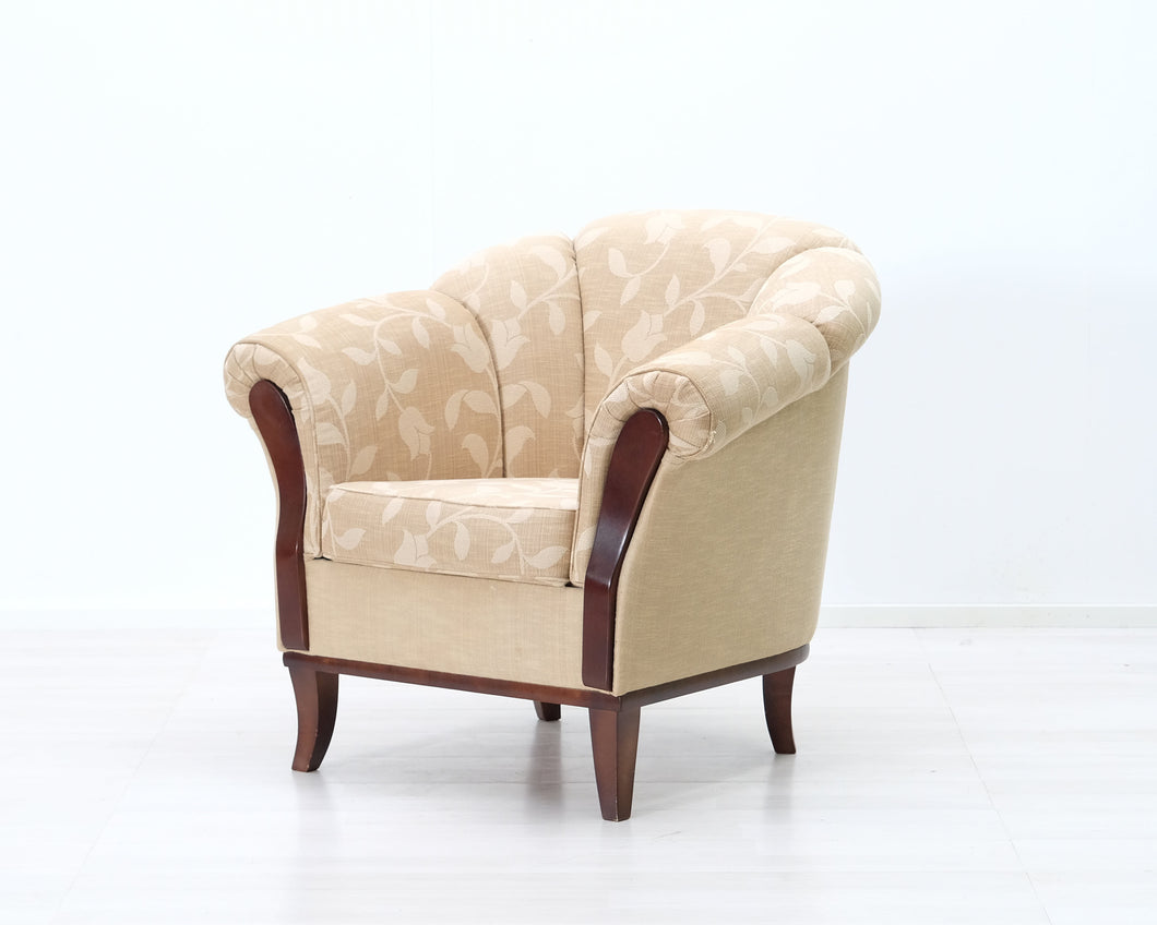 Kangasnojatuoli beige