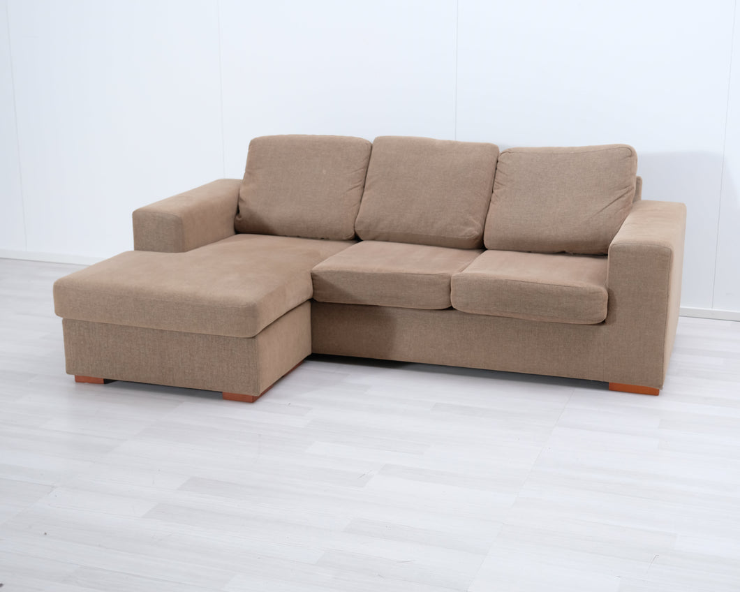 Asko 3-istuttava divaanisohva vaaleanruskea