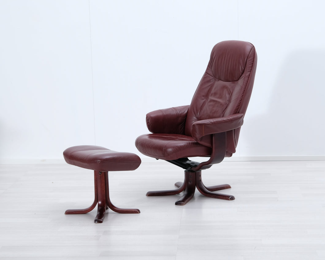 80-luvun mekanismituoli ja rahi tummanruskea