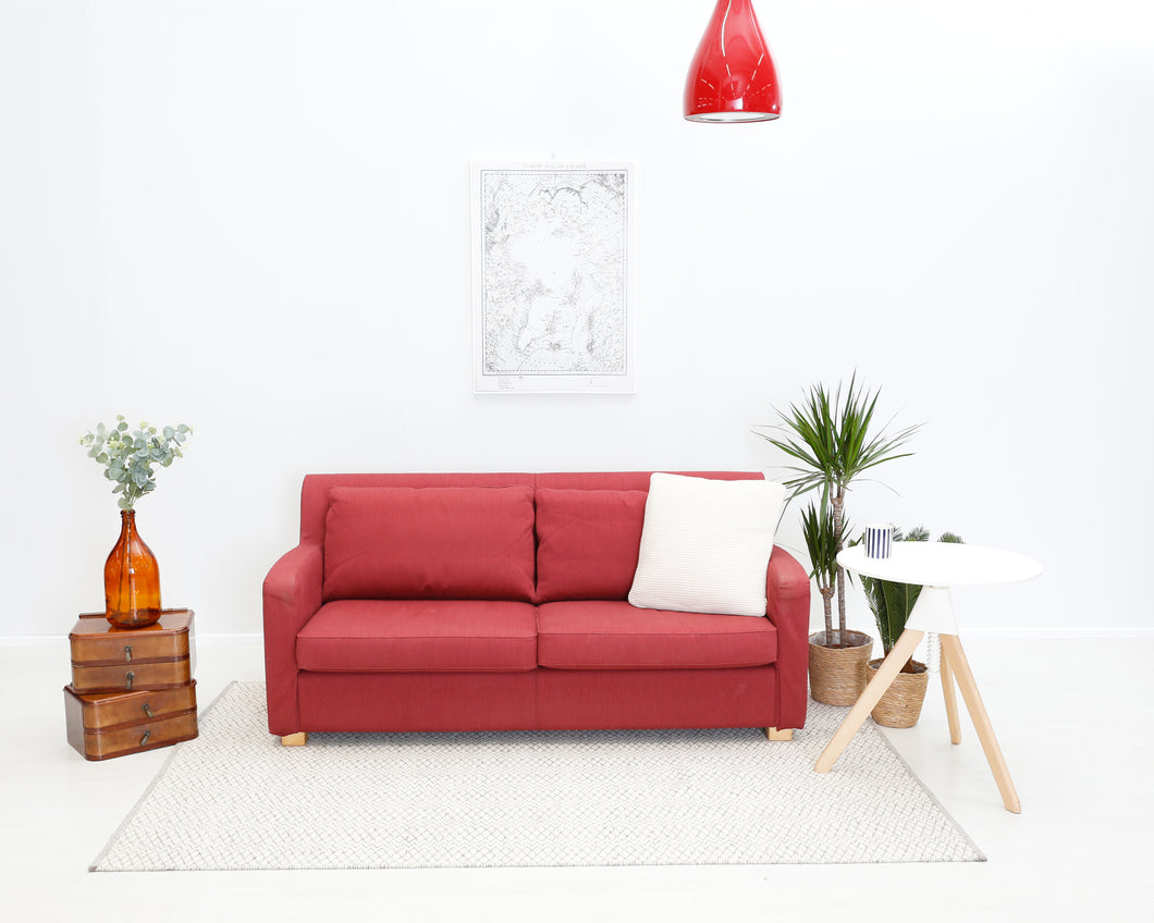 Artek 593 sohva punainen